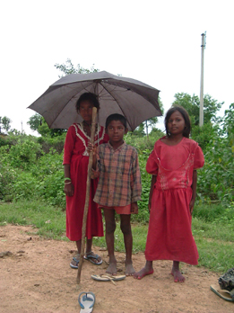 3 fratelli a Khajuraho, India
